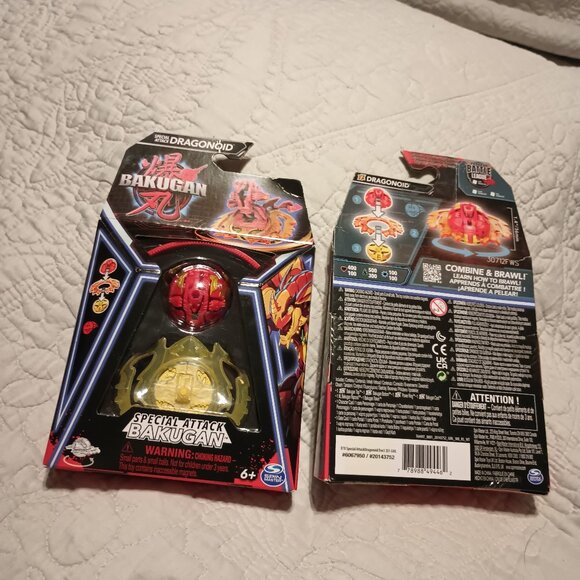 NEW Bakugan Special Attack Dragonoid Battle League Spinning Collectible - Picture 10 of 11